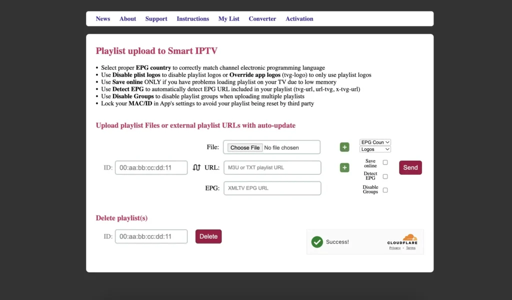 opp kanaler til Smart IPTV