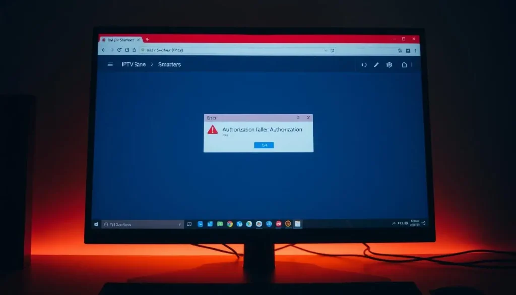 Failed to authorize IPTV Smarters