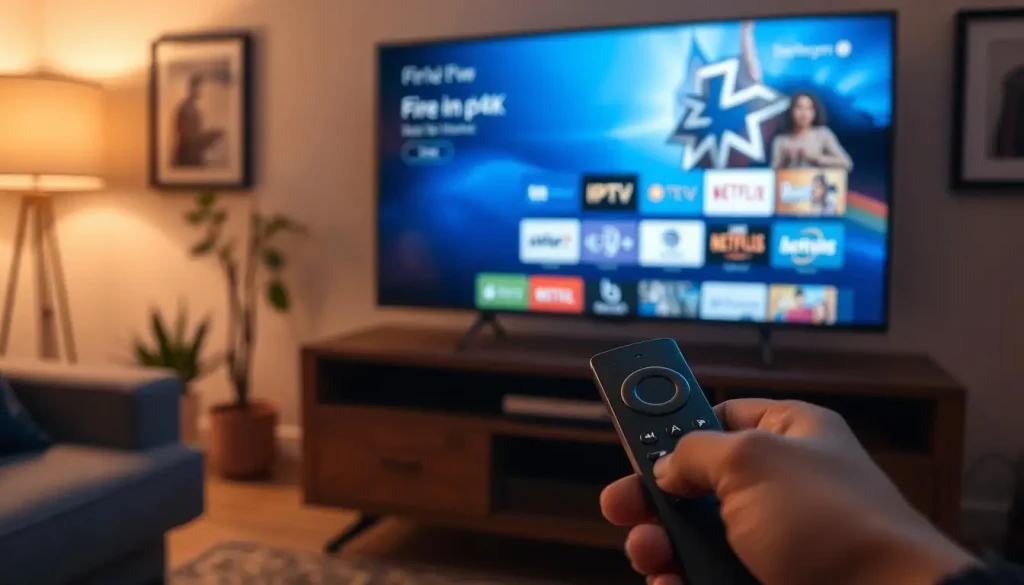 IPTV streaming på IPTV Amazon Fire Stick 4K
